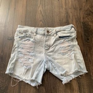 AE Next Level Stretch Midi Jean Shorts Size 6